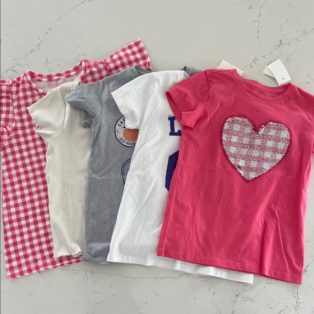 Crewcuts Tops 3 NWT and 2 New without Tags